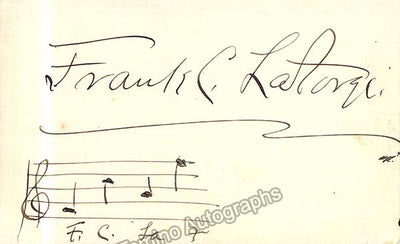 La Forge, Frank - Signed Card