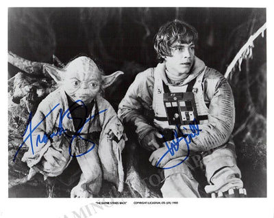Hamill, Mark - Oz, Frank - Signed Photo in "The Empire Strikes Back"