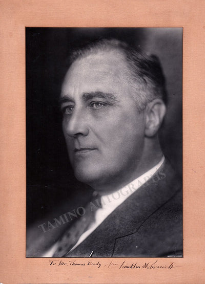Roosevelt, Franklin Delano - Large Photograph Signed