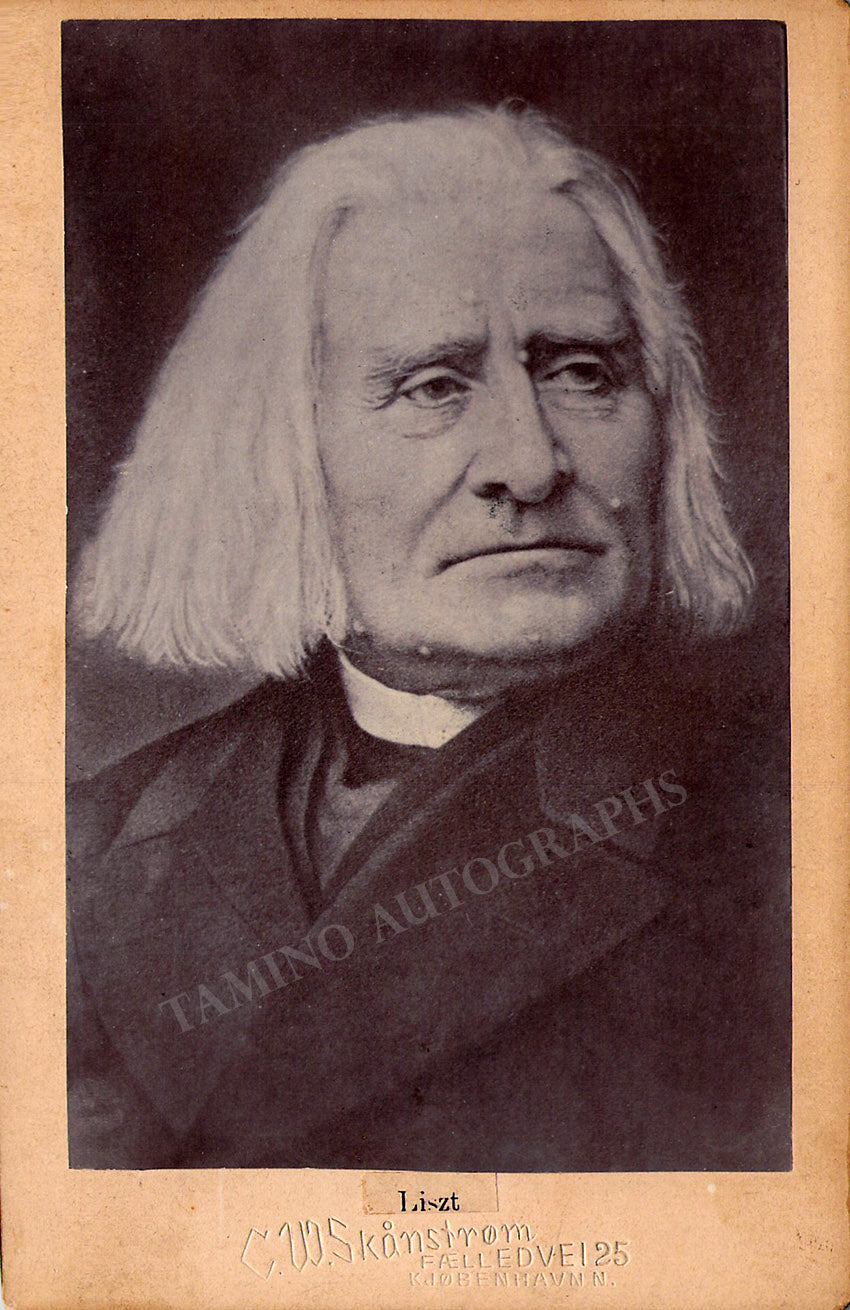 Liszt, Franz - Vintage Cabinet Photograph