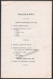 Vecsey, Franz von - Concert Program Amsterdam 1910