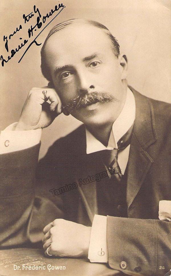 Cowen, Frederic Hymen - Signed Photo Postcard