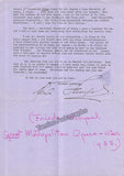 Hempel, Frieda - Set of 2 Typed Letters Signed