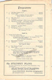 Hempel, Frieda - Signed Concert Program 1923