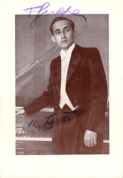 Gulda, Friedrich - Signed Photo Postcard 1950