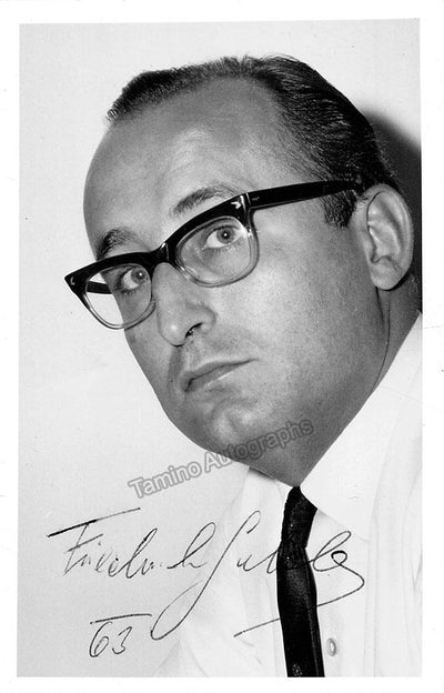 Gulda, Friedrich - Signed Photograph 1963