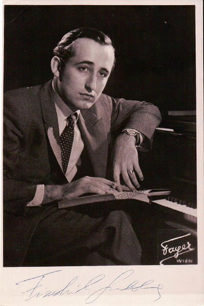 Gulda, Friedrich - Signed Photo Young