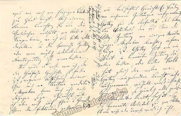 Wilhelm, Friedrich - Autograph Letter Signed 1847 - Tamino