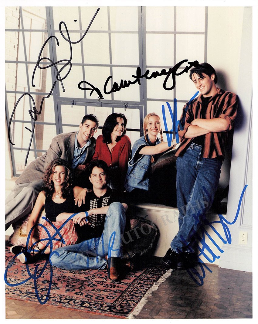 Friends - Photo Signed by all Six Characters - Tamino