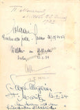 Kreisler, Fritz - Mengelberg, Willem & Others - Signed Album Page 1933