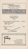 Kreisler, Fritz - Concert Program Providence 1945