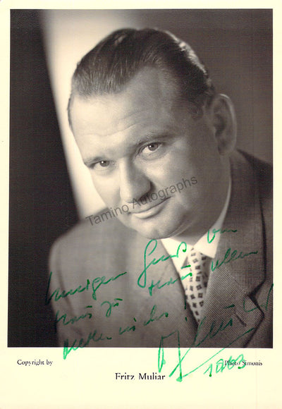 Muliar, Fritz - Signed Photograph