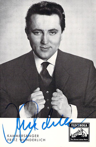 Wunderlich, Fritz - Signed Photo