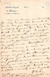 Halevy, Fromental - Autograph Letter Signed 1883