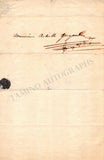 Halevy, Fromental - Autograph Letter Signed 1883