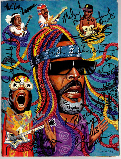 Funkadelic - Autograph Artwork, Signature and Souvenir Collection