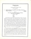Furtwangler, Wilhelm - Concert Program London 1935-1936