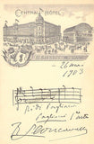 Leoncavallo, Ruggero - Signed Autograph Music Quote from Pagliacci 1903