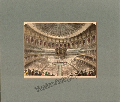 Famous Theaters - Set of 4 Vintage Prints