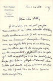 Halanzier, Olivier - Autograph Letter Lot