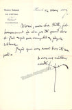 Halanzier, Olivier - Autograph Letter Lot