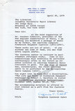 Musicologist - Composer - Librarian Large Autograph Letter Lot