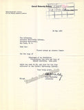 Musicologist - Composer - Librarian Large Autograph Letter Lot