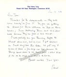 Musicologist - Composer - Librarian Large Autograph Letter Lot