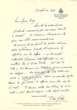 Gobbi, Tito - Autograph Letter Lot