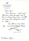Gobbi, Tito - Autograph Letter Lot