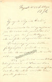Krauss, Gabrielle - Autograph Letter Signed 1871