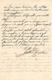 Fraschini, Gaetano - Autograph Letter Signed 1872