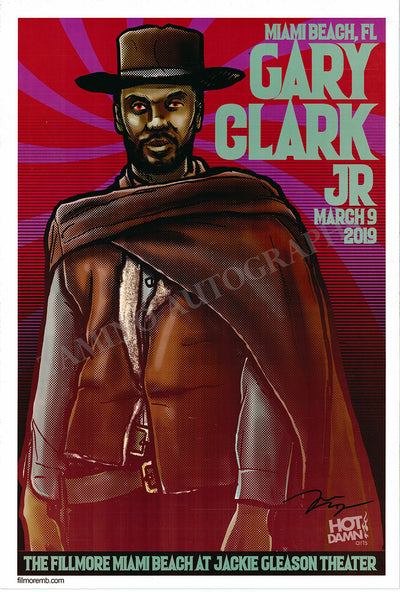 Clark, Gary Jr. - Original Poster Signed by Dave Berns
