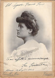 Della Garisenda, Gea - Signed Cabinet Photograph