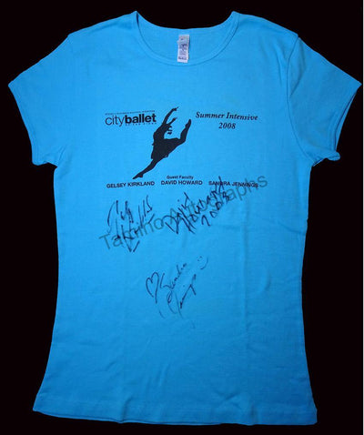 Kirkland, Gelsey - Howard, David - Jennings, Sandra - Signed T-Shirt