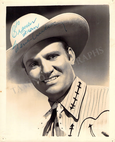 Autry, Gene - Signed Photograph