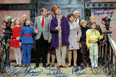 Wilder, Gene & Others - Signed Photograph in "Willy Wonka & The Chocolate Factory"