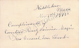 General Tom Thumb & Wife - Set of 2 Signed Cards