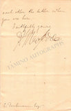 MacFarren, George Alexander - Autograph Letter Signed