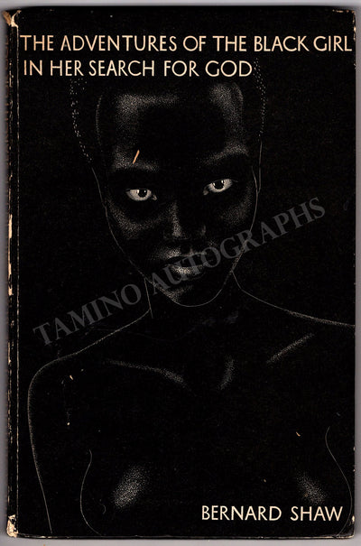 Shaw, George Bernard - Signed Book "The Adventures of the Black Girl in Her Search for God"