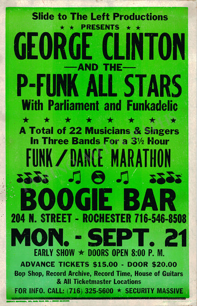 Clinton, George - Original Poster