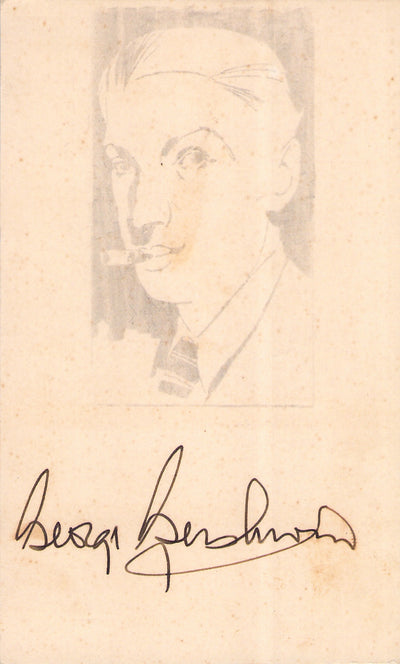 Gershwin, George - Signed Portrait