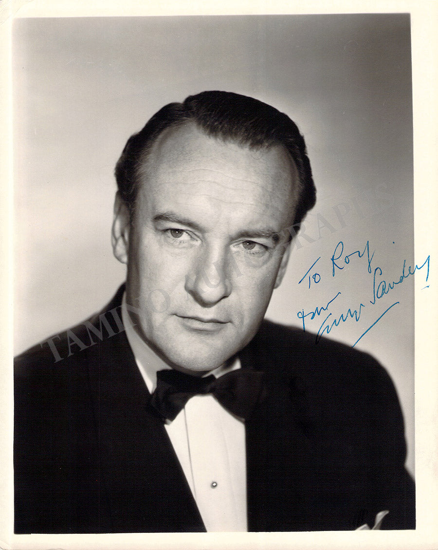 George Sanders Autograph Photograph – Tamino