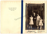 King George VI - Queen Elizabeth - Double Signed Card 1939