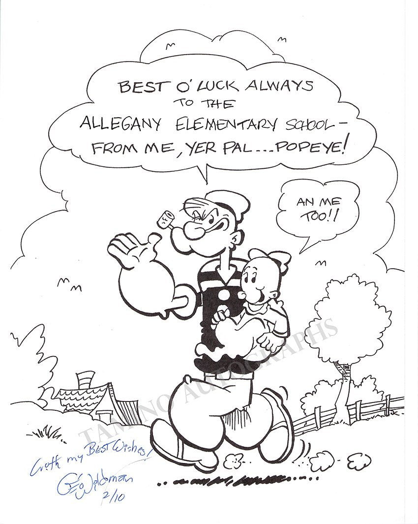 Wildman, George - Signed Original Cartoon
