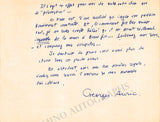 Auric, Georges - Autograph Letter Signed 1957