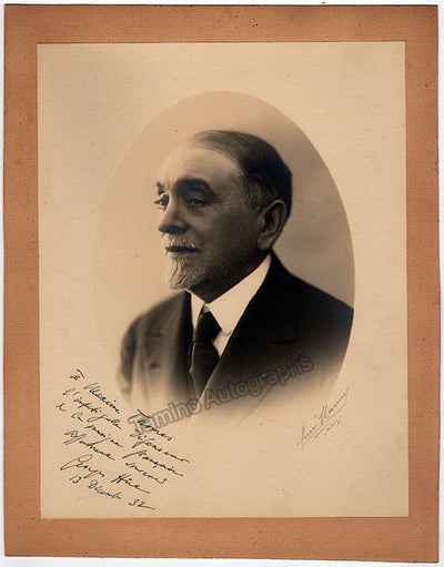 Hue, Georges - Large Signed Photo 1932