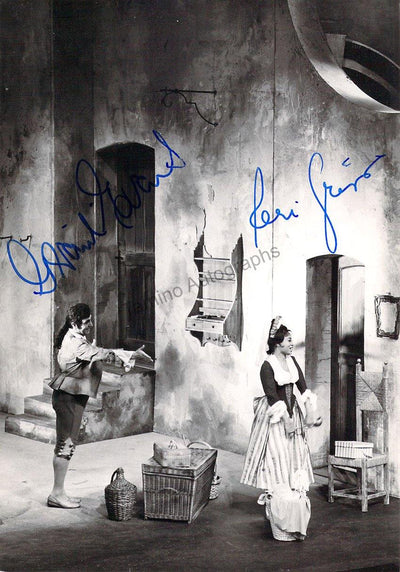 Evans, Geraint - Grist, Reri - Double Signed Photograph