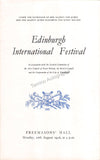 Husch, Gerhard - Moore, Gerald - Double Signed Program Edinburgh 1956