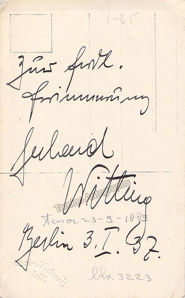 WITTING, Gerhard - Tamino